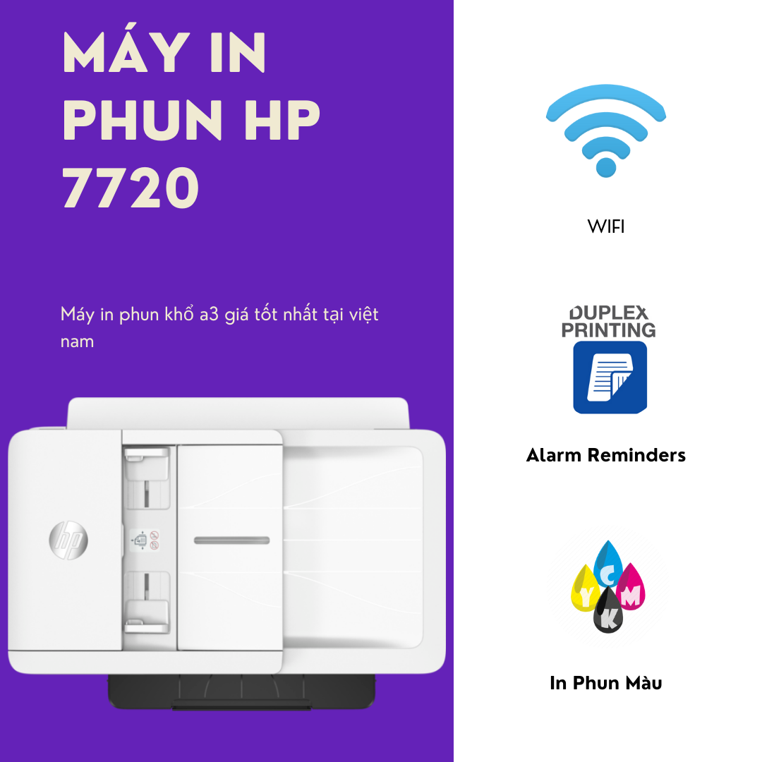 máy in phun màu hp 7720